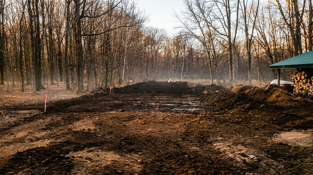 Professional excavation services with heavy equipment on a job site