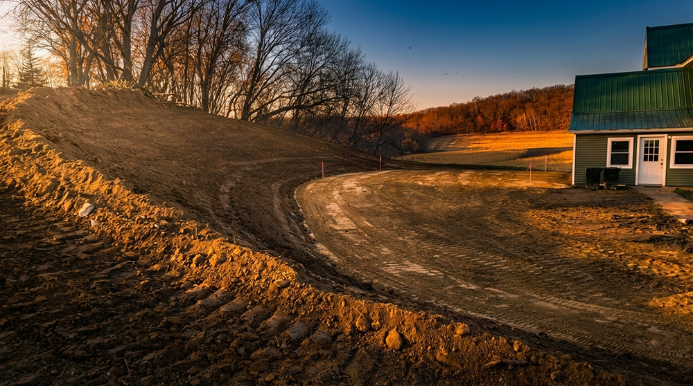 Residential excavation and land services project